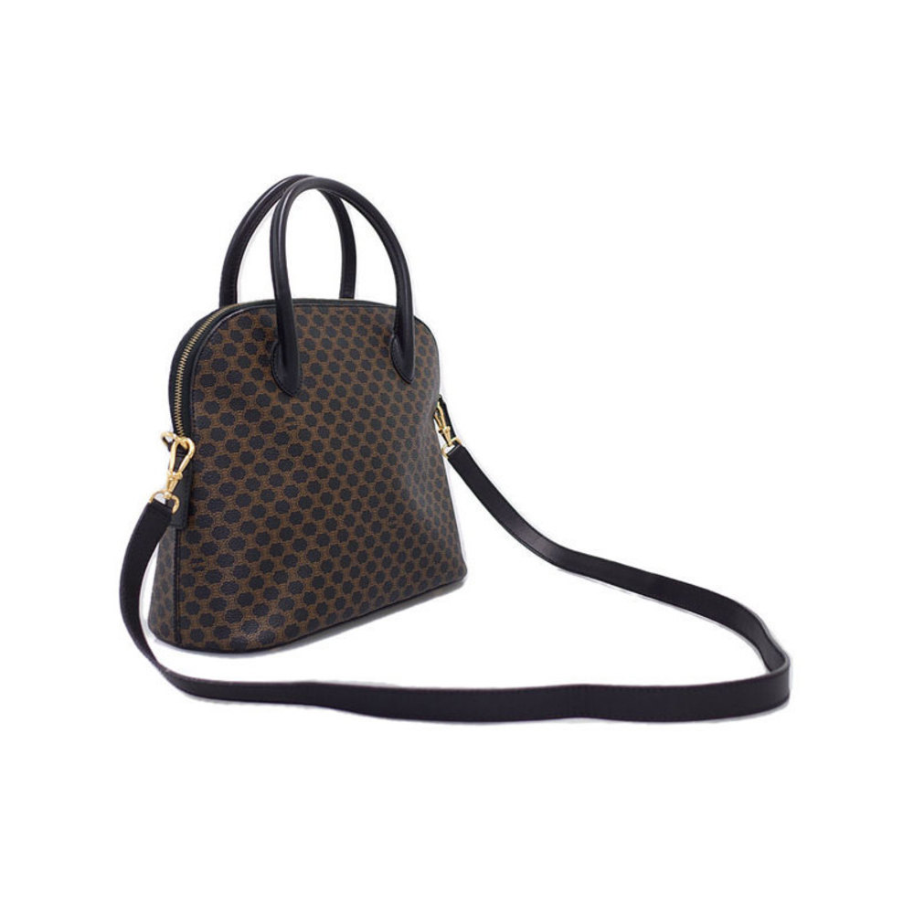 Celine Macadam Pattern 2way Handbag Black - image 2